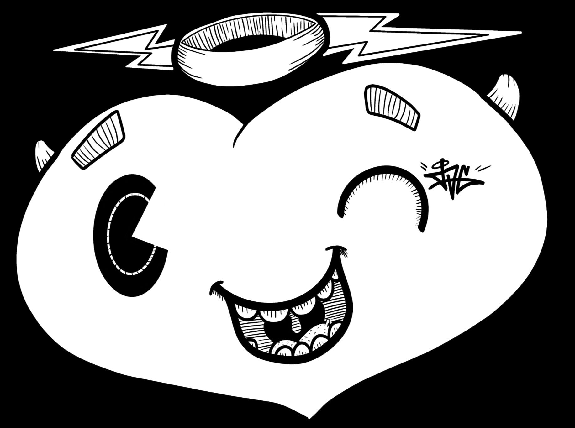 Vinyl Horny Heart Slaps